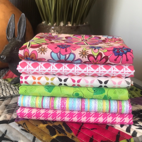 Other - Quilting Cotton Fabric half yard bundle, 3 yards